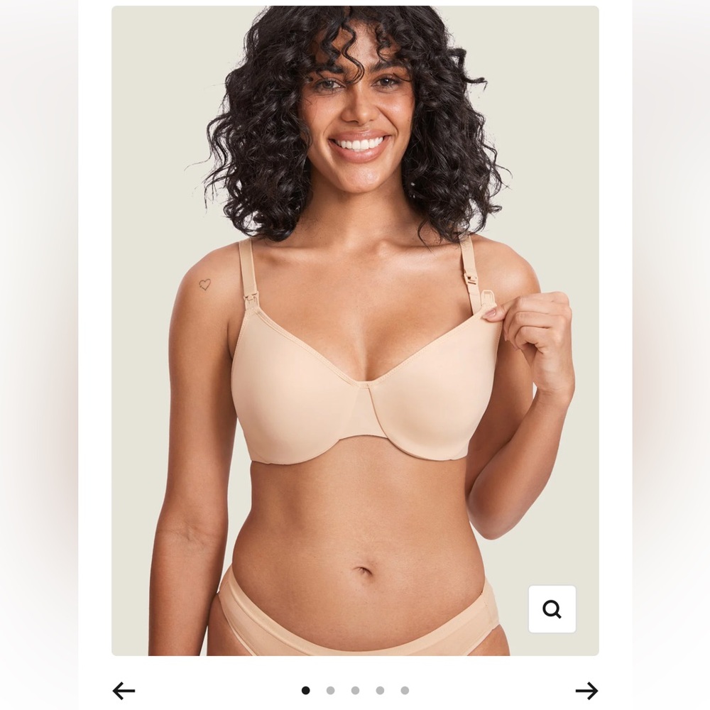 Momanda underwire minimizer nursing bra NWT